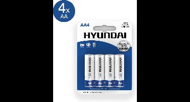 Super Alkaline AA-Batterijen - 4 Stuks