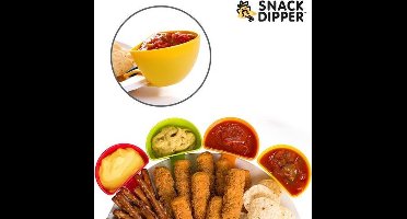 Snack Dipper Dipkommetjes (pak van 4)