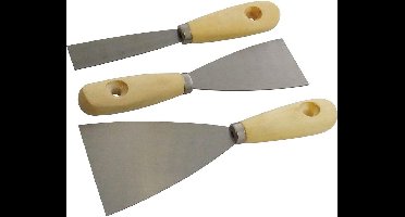 Benson Tools Plamuurmes set - 3 stuks| Klussen | Verfgereedschap | Verven | Schilderen