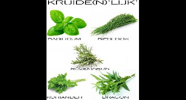 Kruiden Zaden Set - 5 Zakjes Kruidenzaden voor Je Kruidentuin