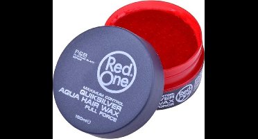 Red One Quicksilver | Aqua haar gel wax | Red One Wax | Red One Gel | Grijs