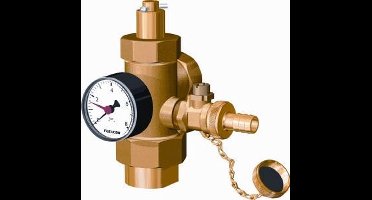 Flamco Flexcon aansluitgroep 1x - Incl. Manometer