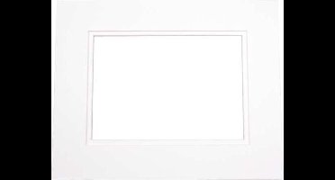 Passepartout Dubbeldik Wit/Wit 45,7x61cm (10 stuks)