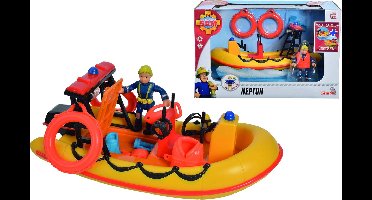 Simba Brandweerman Sam Neptune, Boat incl. Figurine
