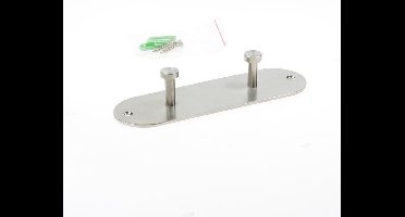 Oxloc kledinghaakplaat 2 haken