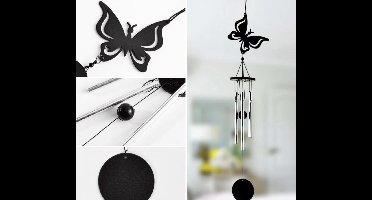 Nature's Melody OT14BF Garden Ornament tunes butterfly 14" /38cm Musical Ornament Windchime mini widgong vlinder met rustgevend geluid.