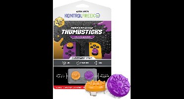 KontrolFreek Performance Thumbsticks - Switch 1 Joycon - Splash Orange/Paars