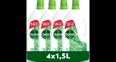 Dettol Allesreiniger - Original - 4 x 1,5 Liter - Voordeelverpakking