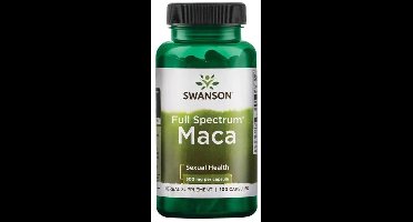 Supplementen - Maca 500mg - Vegan - 100 Capsules - Swanson