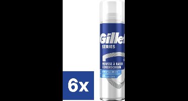 Gillette Verzorgende Scheerschuim - 6 x 250 ml