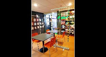 Hygiënescherm djois oprolbaar 2x1m tr