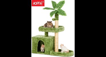 Hoppa! - Krabpaal - Bladvormig ontwerp - Groen