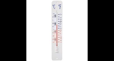 Thermometer op wandplaat klein