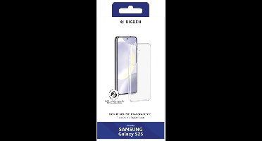 Bigben Connected, Hoesje geschikt voor Samsung Galaxy S25 - Milieuvriendelijk Siliconen, Transparant