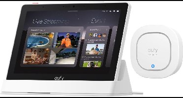 eufy E10 Smart Display-Slimme Home Hub + eufy Security Siren (105 dB Draadloos Alarm) - Bundelvoordeel