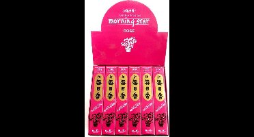 Nippon Kodo Morning Star - Rose - Roos - Japanse wierook - 12-pack - Gratis Verzending!!!