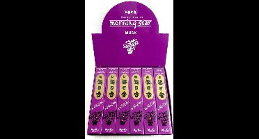 Nippon Kodo Morning Star - Musk - Japanse wierook - 12-pack