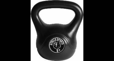 Gorilla Sports Kettlebell - Kunststof - Trainingsgewicht - 3 kg