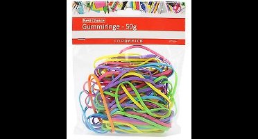 Rubber Bandjes - Verschillende Kleuren (50g / ca. 100 Stuks)