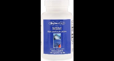 MSM Methylsulfonylmethane 150 Vegetarian Capsules - Allergy Research Group