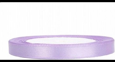 Satijn Lint Lavendel 6 mm, rol 25 yard (22,85 meter)