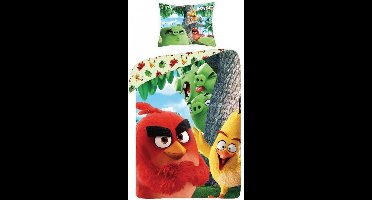 Angry Birds Brutale Varkens Dekbedovertrek - Eenpersoons - 140x200 cm - Multi