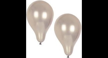 Papstar Ballonnen 10 stuks zilver
