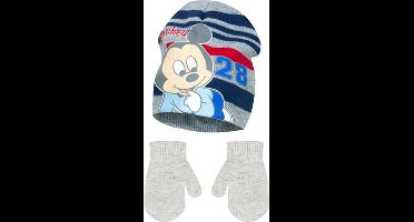 Mickey Mouse muts & handschoen maat 48