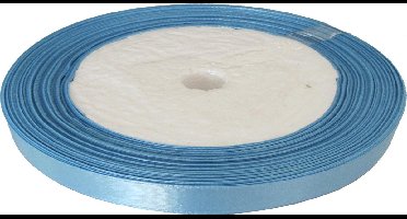 Satijn Lint Licht Blauw 6 mm Rol 25 yard (22,85 meter)