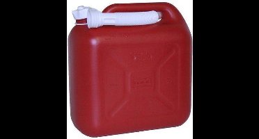 Hünersdorff jerrycan voor benzine  10 liter     rood