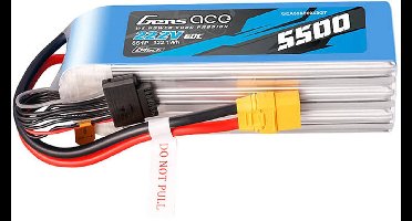 Gens Ace Lipo-Accu 5500 Mah 22,2 V 60C 6S1P Voor Drones Met Connector