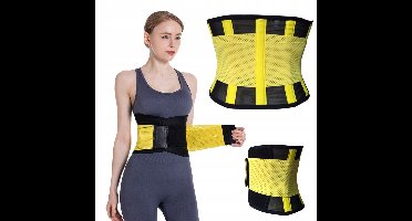 Pingyang Rongrong Handicraft Factory - Neopreen Afslankgordel - Fitness - M - Geel