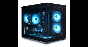 AMD Ryzen 5 Budget Game PC - Mini Aquarium Gaming Case met aRGb Towercooler (+25% CPU Performance) - RX Vega 8 - 32GB RAM - 1TB SSD - WiFi 6 - Bluetooth: 5.4 - Windows 11 - Aura GC10M
