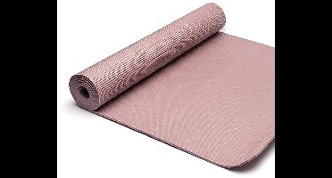 Yogi & Yogini PVC yogamat zachtroze – 61 cm x 183 cm x 0,5 cm