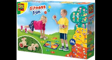 SES Creative Fitness Fun voor Kinderen met Halters en Parallettes - Vanaf 5 Jaar - Bewegingsspel - Schoencadeautjes Sinterklaas