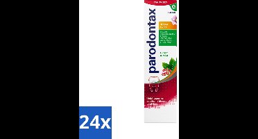 24 x Parodontax - Tandpasta - Herbal Twist - Ginger & Mint - 75 ml - Tandpasta - Tandvlees - Tandplak - Gember - Munt