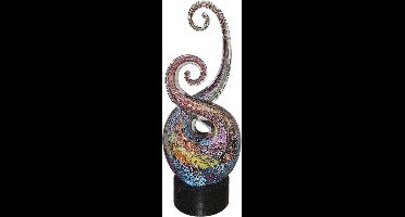 Fantasy - Glas - Glassculptuur - Multicolor - 10x25x7 cm - Kristalglas