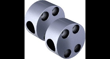Secu Bevestigingsnok - Aluminium Rond