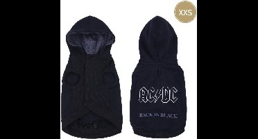 AC/DC - Honden Hoodie - M (Lengte 36cm - Borst 58-66cm)