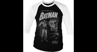 DC Comics Batman Raglan top -L- Return Of Two-Face Zwart/Wit