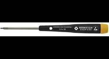 BERNSTEIN Tools for Electronics ESD Inbusschroevendraaier Sleutelbreedte (metrisch): 1.5 mm Koplengte: 50 mm Afmeting,