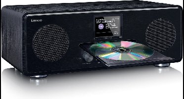 Lenco DAR-061BK - DAB radio cd speler met Bluetooth® - Zwart