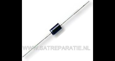 P6KE200A TVS Diode, P6KE Series, Unidirectional, 171 V, 274 V, DO-204AC, 2 Pins, 1 stuk