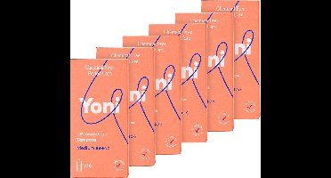 Yoni Tampons - Medium - Biologisch Katoen - 6x16 - 96 stuks