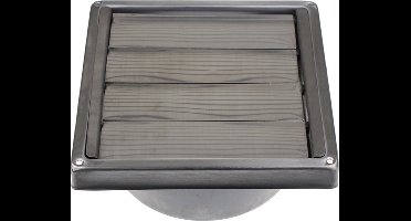 UNIVERSEEL - LUCHTUITBLAASKLEP INOX - 150mm