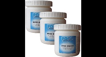 Pool Power Chloortabletten - 540x st - 2,7 cm - mini quick tabletten - traag oplosbaar - voor kleine zwembaden - desinfectie