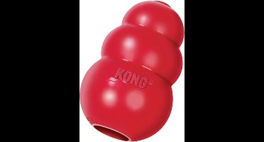 Kong Classic - Hondenspeeltje - Rood - L - 10.1 cm - Speeltje voor honden