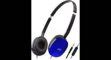 JVC HA-S160M - Vederlichte opvouwbare on-ear hoofdtelefoon - Blauw