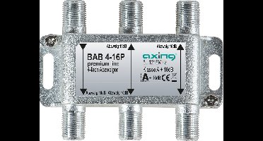 Axing BAB 4-16P Kabel-TV lasdoos 4-voudig 5 - 1218 MHz