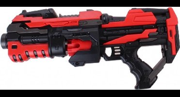 Tack Pro Blaster Shotgun Pro Attack Met Foamdarts 11-delig Zwart/rood